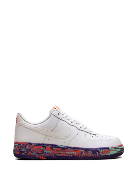 Nike Air Force 1 Low marble-effect sneakers White AJ9507