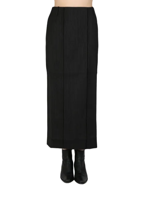 ATELIER NEW YORK wool midi skirt Black ATFW0BQ1006