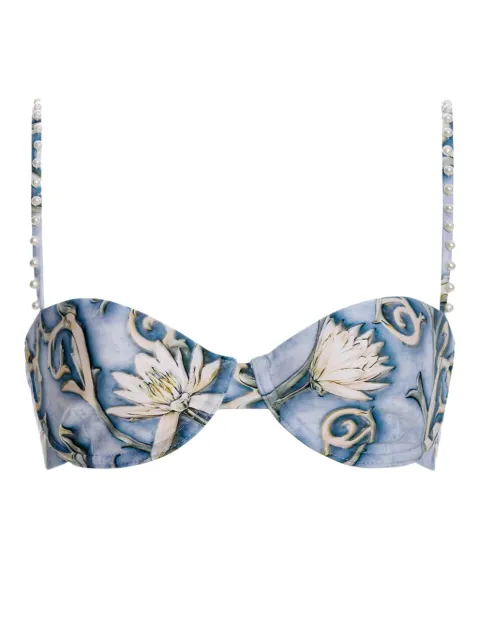 Agua By Agua Bendita Magdalena bikini top Blue 17637