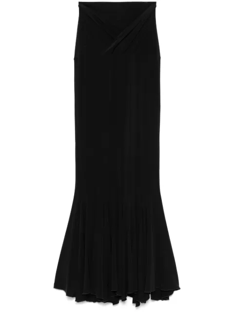 Nensi Dojaka Yasmin midi skirt Black NDSS25SKT059