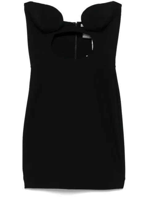 Nensi Dojaka cut out-detail mini dress Black NDSS25DR117