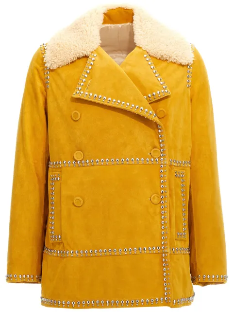 Wales Bonner Time jacket Yellow WA24LE03LE05300