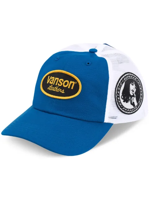 Supreme x Hysteric Glamour Mesh Back 6-Panel "Blue" hat Blue SU819