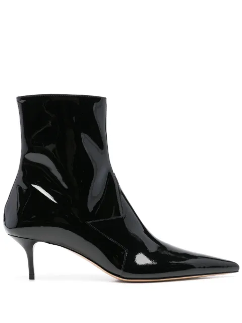 Coperni 65mm star cut-out boots Black COPSH71F6026