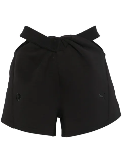 Coperni x Puma twist-detail shorts Black 626689