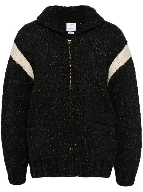 visvim zip-up cardigan Black 0124205012003