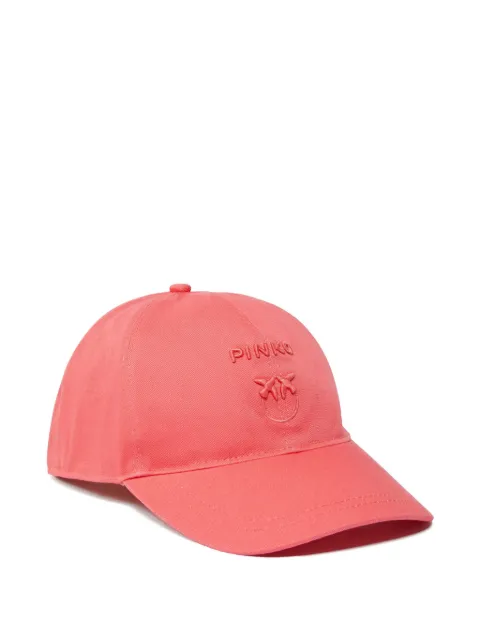 PINKO logo-embroidered cap Pink 100621A25N