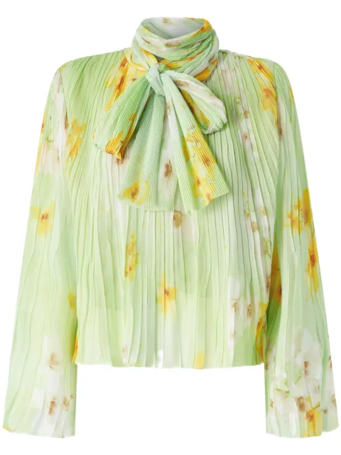 PINKO floral-print blouse Green 104711A2DH