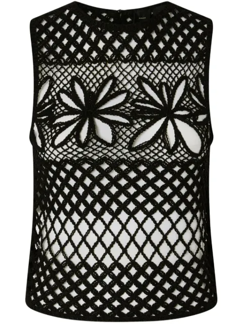 PINKO open-knit top Black 104733A2FF