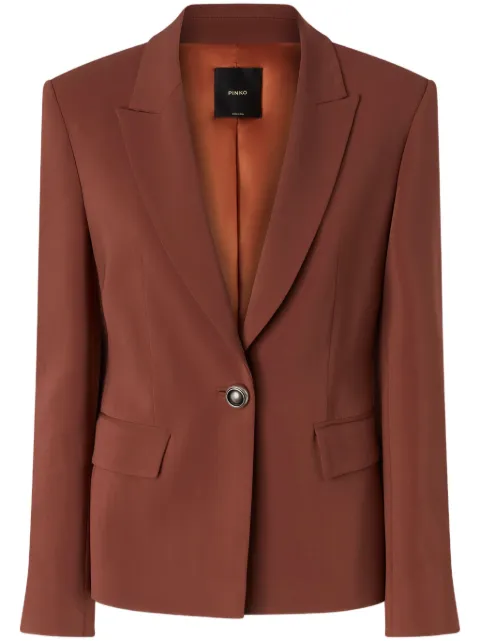 PINKO single-breasted blazer Orange 104930A213
