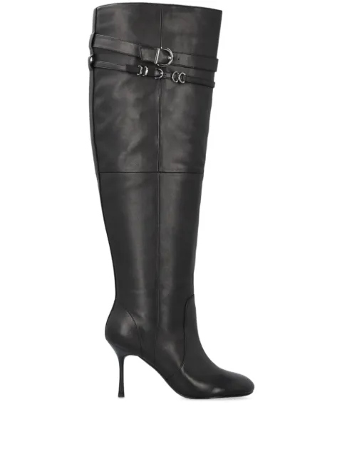 PINKO leather knee-length boots Black SD0281P003