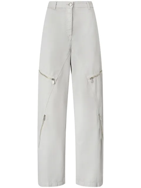 PINKO straight-leg trousers Grey 104981A2EC