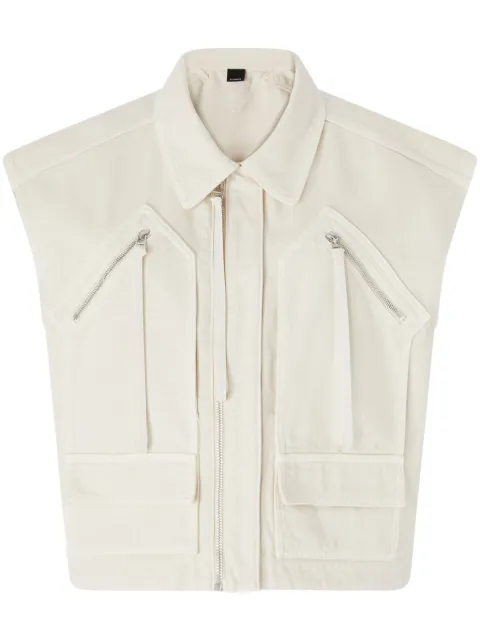 PINKO cropped jacket White 105237A2M8
