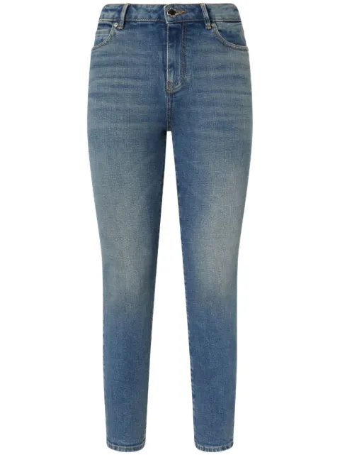 PINKO logo-embroidered slim-fit jeans Blue 100169A2DQ