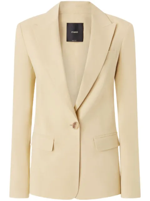 PINKO single-breasted blazer Neutrals 104818A0IM
