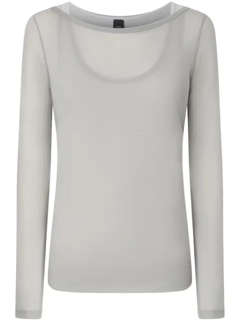 PINKO layered T-shirt Grey 104653A2CL