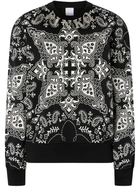 PINKO cotton sweatshirt Black 104618A2CW