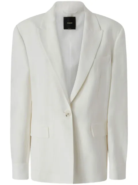 PINKO cut-out rear blazer White 104944A2FA