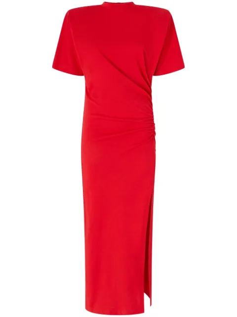 PINKO ruched long dress Red 105219A2M2