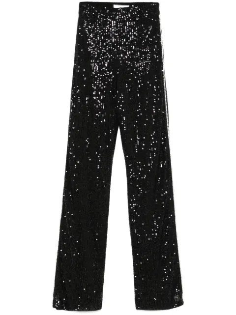 NISSA sequined trousers Black PS15910