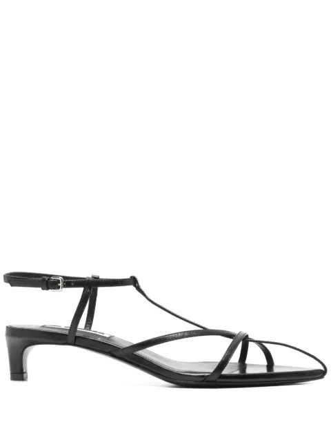 Jil Sander 35mm New Tripon sandals Black J15WP0129P8389