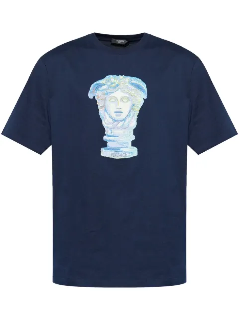 Versace Medusa T-shirt Blue 10133021A13432