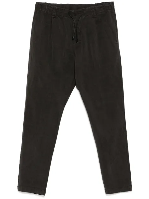 Transit elasticated-drawstring trousers Grey CFUTRYB110CHRCL