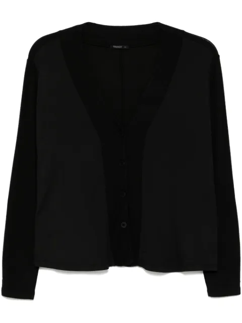 Transit panelled cardigan Black CFDTRYJ191BLK