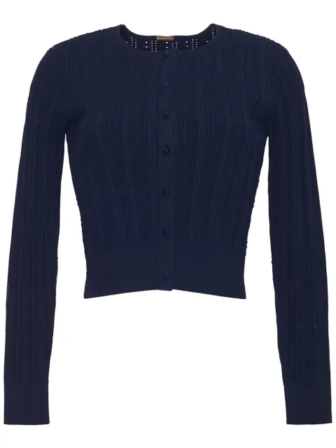 Adam Lippes pointelle-knit cardigan Blue R25613UB