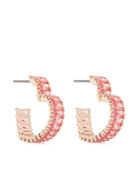 Swarovski Matrix hoop earrings Gold 5706340