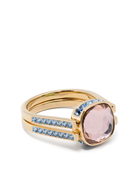 Swarovski Chroma ring Gold 5706304
