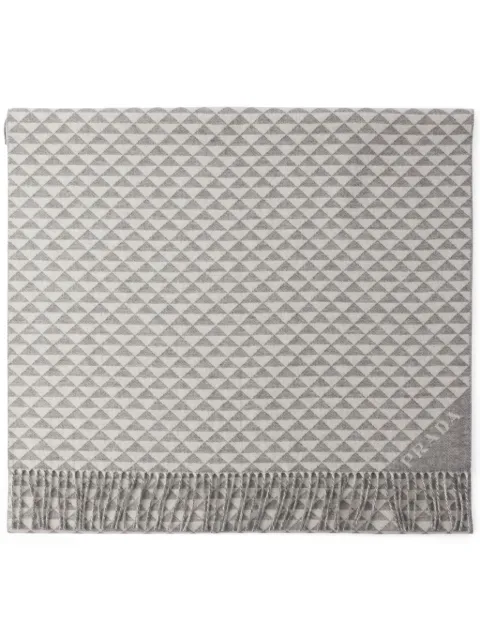Prada Symbole scarf Grey 1FS0792CON
