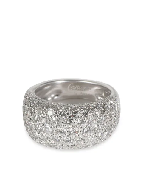 Cartier 18kt white gold diamond ring Silver 142078