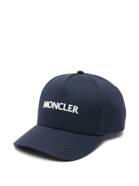 Moncler logo-embroidered cap Blue K10913B0005404863