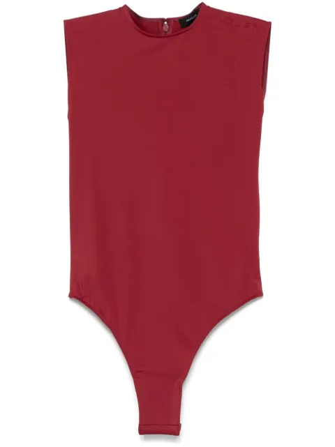 Mugler logo-embossed bodysuit Red 25S3BO0274842