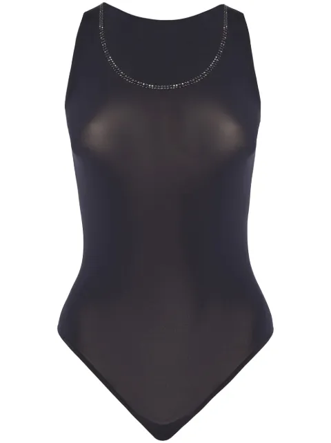 Wolford Crystal String bodysuit Black 78325