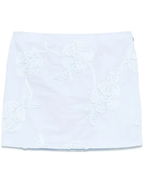 ROTATE BIRGER CHRISTENSEN cotton mini skirt Blue 1138592322