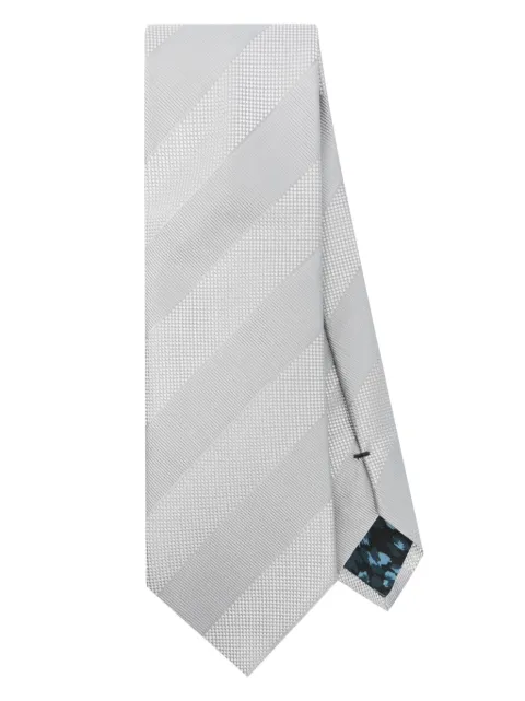 Paul Smith striped tie Grey M1A0TIEPT375