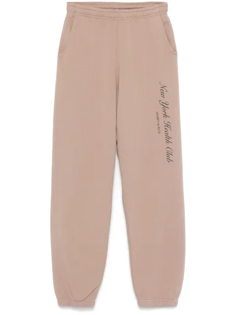 Sporty & Rich NY Health Club sweatpants Neutrals PA036512043BE05