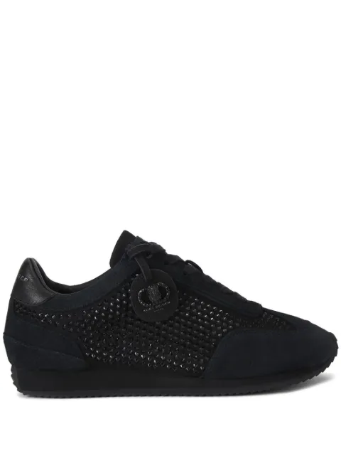 Kurt Geiger London Chelsea drench crystal tag sneakers Black 3941400629