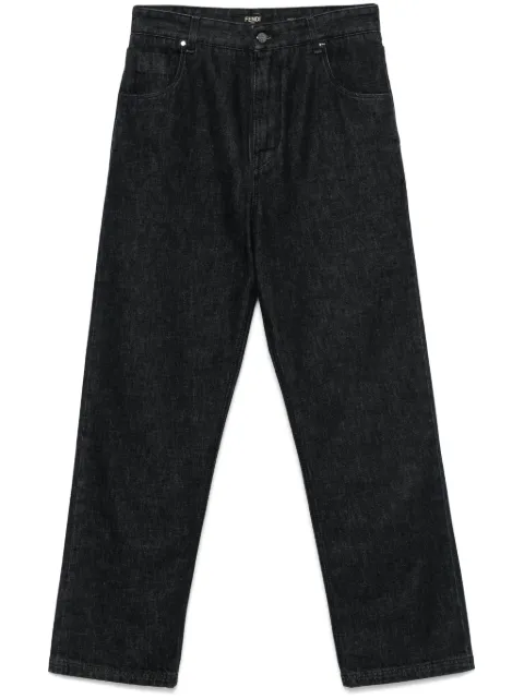 FENDI straight-leg jeans Black FLP285ATK3