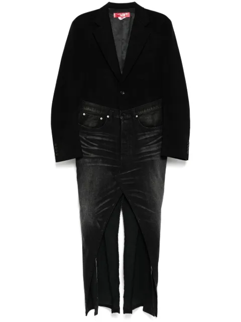 Junya Watanabe MAN patchwork coat Black WNC206051