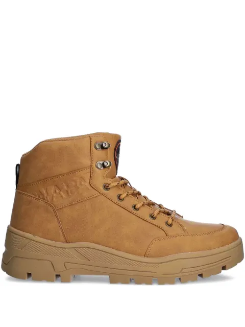 Napapijri Herb hiking-inspired lace-up boots Brown NP0A4IJH