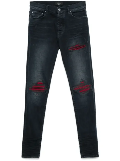 AMIRI MX1 Ultrasuede jeans Blue AMDNSY1099