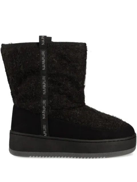 Napapijri faux-fur ankle boots Black NP0A4H7E