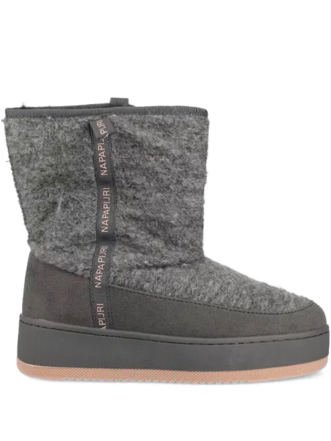 Napapijri fleece-lined ankle boots Grey NP0A4H7E
