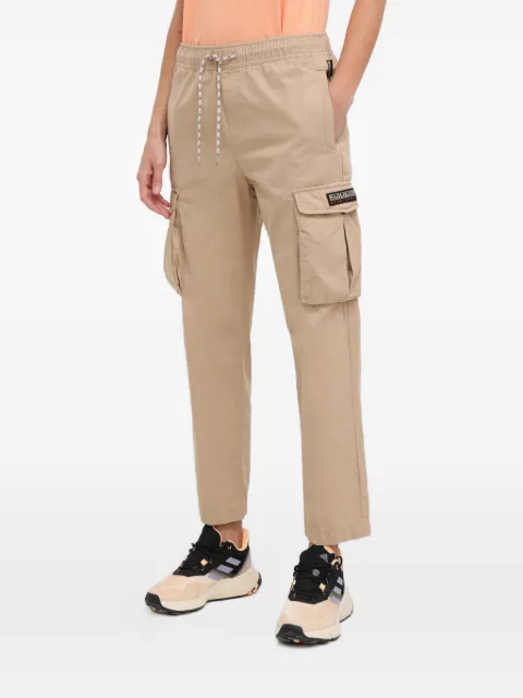 Napapijri cotton cargo trousers Neutrals NP0A4HOB