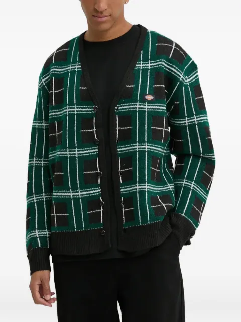DICKIES plaid cardigan Black DK0A863P