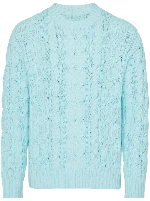 Vilebrequin cable-knit sweater Blue PHLC4S01