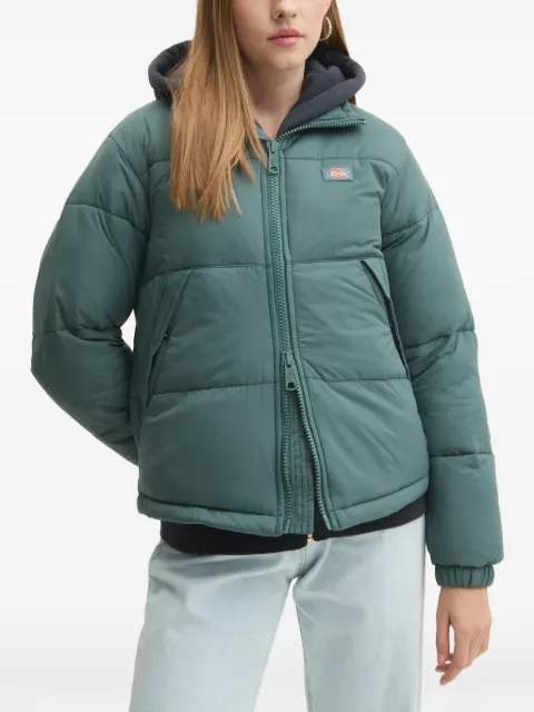DICKIES hooded quilted jacket Green DK0A4XP3BLK1
